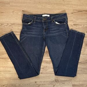 Low Rise Denim Skinny Jeans